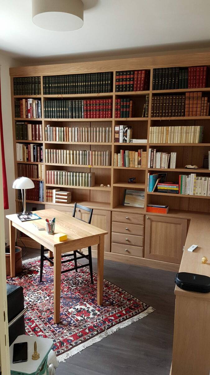 Bibliothèque sur mesure à Commequiers